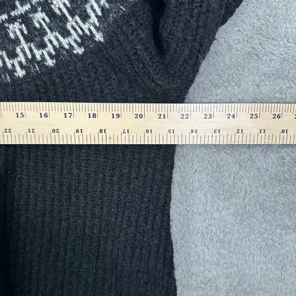 Universal Threads Dark Gray Fair Isle Pullover Thick Knit Sweater XXL Plus - Picture 9 of 12